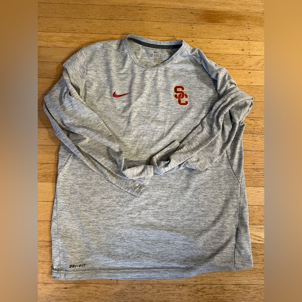Nike USC Trojans long sleeve active top dri-fit